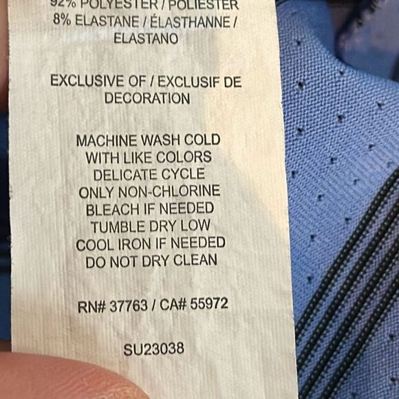 Callaway Mens Blue Black striped Short Sleeve Polo Golf Shirt size XL Opti-Dry - Picture 8 of 9